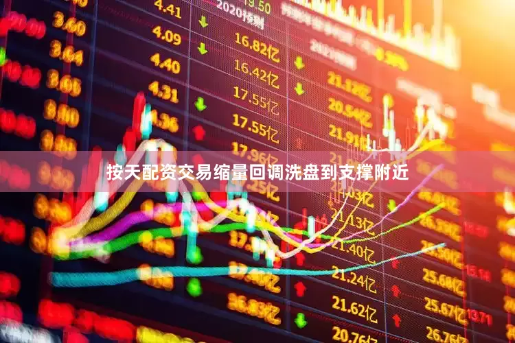 按天配资交易缩量回调洗盘到支撑附近