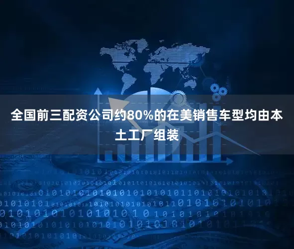 全国前三配资公司约80%的在美销售车型均由本土工厂组装