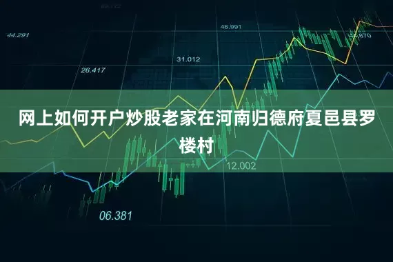 网上如何开户炒股老家在河南归德府夏邑县罗楼村